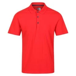 Regatta Polo Sinton Para Hombre Verde Pacífico -Ropa Montañismo Tienda polo sinton para hombre rojo fuego