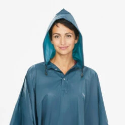 Poncho Impermeable De Montaña Y Trekking Máx. 10 Litros Adulto Forclaz 50 -Ropa Montañismo Tienda poncho impermeable de montaa y trekking max 10 litros adulto forclaz 50 3