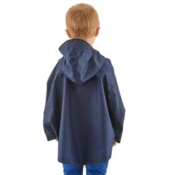 Poncho Impermeable De Montaña Y Trekking Niños 2-6 Años Quechua MH100 Azul -Ropa Montañismo Tienda poncho impermeable de montaa y trekking nios 2 6 aos quechua mh100 azul 3