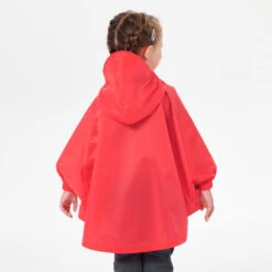 Poncho Impermeable Montaña Y Trekking Niños 2-6 Años Quechua MH100 Naranja -Ropa Montañismo Tienda poncho impermeable montaa y trekking nios 2 6 aos quechua mh100 naranja 2