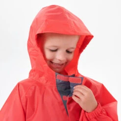 Poncho Impermeable Montaña Y Trekking Niños 2-6 Años Quechua MH100 Naranja -Ropa Montañismo Tienda poncho impermeable montaa y trekking nios 2 6 aos quechua mh100 naranja 3