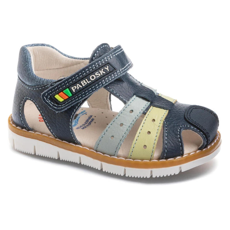 Sandalias De Marcha Deportiva De Piel De Bebé Niño PABLOSKY En Azul Marino 1 Sandalias De Marcha Deportiva De Piel De Bebé Niño PABLOSKY En Azul Marino
