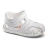 Sandalias De Marcha Deportiva De Piel De Bebés PABLOSKY En Blanco
