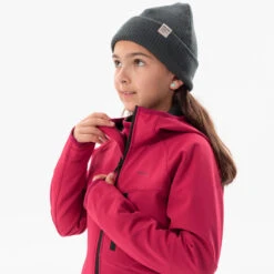 Softshell De Montaña Y Trekking Niños 7-15 Años Quechua MH550 Rosa -Ropa Montañismo Tienda softshell de montaa y trekking nios 7 15 aos quechua mh550 rosa 4