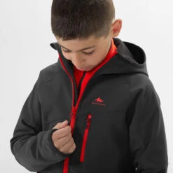 Quechua Softshell De Montaña Y Trekking NIños 7-15 Años Quehcua MH550 Gris -Ropa Montañismo Tienda softshell de montaa y trekking nios 7 15 aos quehcua mh550 gris 4