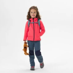 Softshell Montaña Y Trekking Niños 2-6 Años Quechua MH550 Rosa -Ropa Montañismo Tienda softshell montaa y trekking nios 2 6 aos quechua mh550 rosa 2