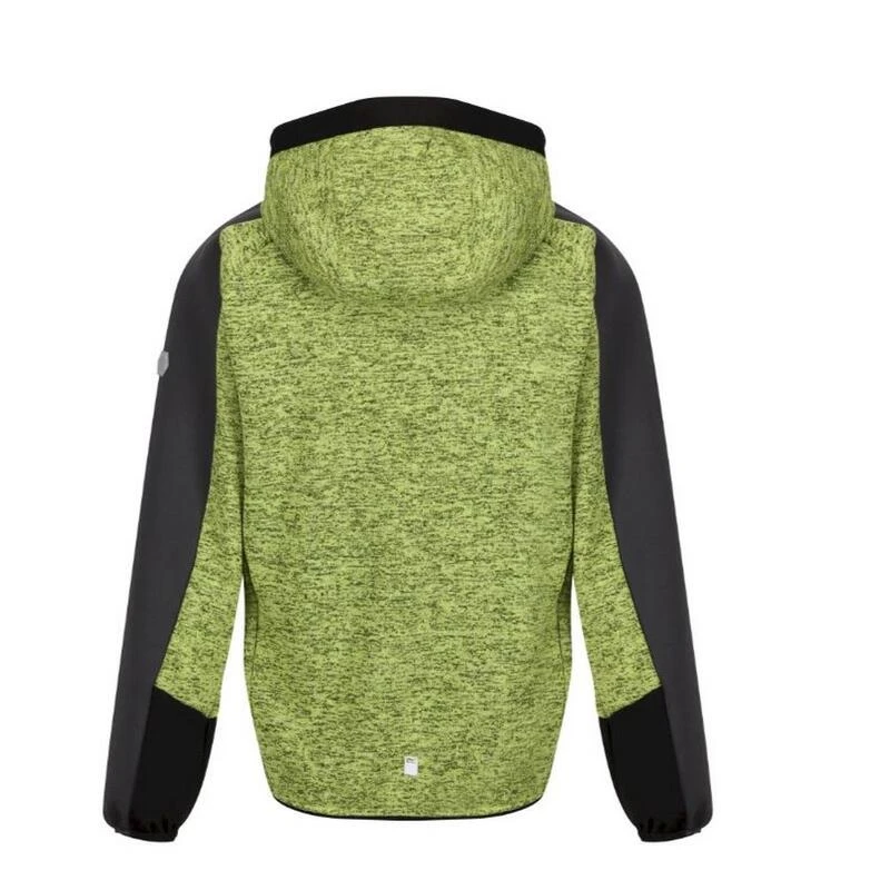 Regatta Sudadera Con Cremallera Dissolver VI Jaspeada De Polar Para Niños/Niñas Negro, 2 Regatta Sudadera Con Cremallera Dissolver VI Jaspeada De Polar Para Niños/Niñas Negro, - Imagen 2