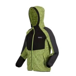 Regatta Sudadera Con Cremallera Dissolver VI Jaspeada De Polar Para Niños/Niñas Negro, 8 Regatta Sudadera Con Cremallera Dissolver VI Jaspeada De Polar Para Niños/Niñas Negro, -Ropa Montañismo Tienda sudadera con cremallera dissolver vi jaspeada de polar para niosnias negro 2