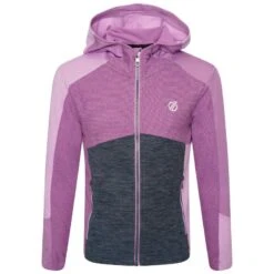 Dare 2b Sudadera Con Cremallera Hero De Núcleo Elástico Para Niños/Niñas Vaquero Luz De -Ropa Montañismo Tienda sudadera con cremallera hero de nucleo elastico para niosnias lavanda polvo