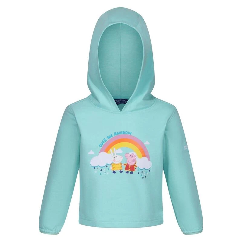 Regatta Sudadera De Peppa Pig Arco Iris Para Niños/Niñas Azul Aruba 1 Regatta Sudadera De Peppa Pig Arco Iris Para Niños/Niñas Azul Aruba