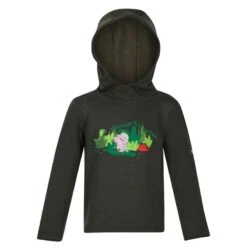 Ropa Montañismo Tienda 18 Regatta Sudadera De Peppa Pig Selva Para Niños/Niñas Caqui Oscuro