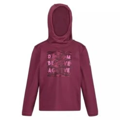 Ropa Montañismo Tienda 16 Regatta Sudadera Dream Believe Achieve De Elasticidad Extol Para Niños/Niñas Amaranth