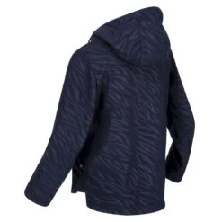Regatta Sudadera Kalina Estampado De Cebra De Polar Para Niños/Niñas Marino -Ropa Montañismo Tienda sudadera kalina estampado de cebra de polar para niosnias marino 2