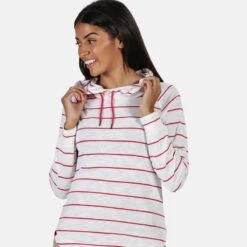 Regatta Sudadera Merindah Para Mujer Rosa Virtual, Blanco De Rayas 6 Regatta Sudadera Merindah Para Mujer Rosa Virtual, Blanco De Rayas -Ropa Montañismo Tienda sudadera merindah para mujer rosa virtual blanco de rayas 2