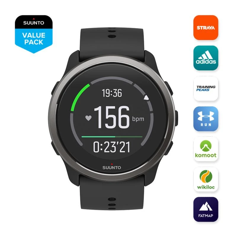Suunto 5 Peak Reloj GPS Barómetro Y Pulsómetro Muñeca Negro 2 Suunto 5 Peak Reloj GPS Barómetro Y Pulsómetro Muñeca Negro - Imagen 2
