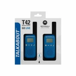 WalkieTalkie Pack 2 Motorola T42 Azul -Ropa Montañismo Tienda walkietalkie pack 2 motorola t42 azul 4