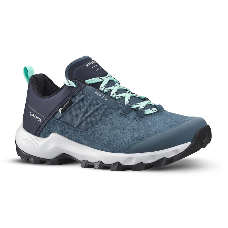 Quechua Zapatillas De Montaña Y Trekking Impermeables Mujer MH500 Azul 1 Quechua Zapatillas De Montaña Y Trekking Impermeables Mujer MH500 Azul